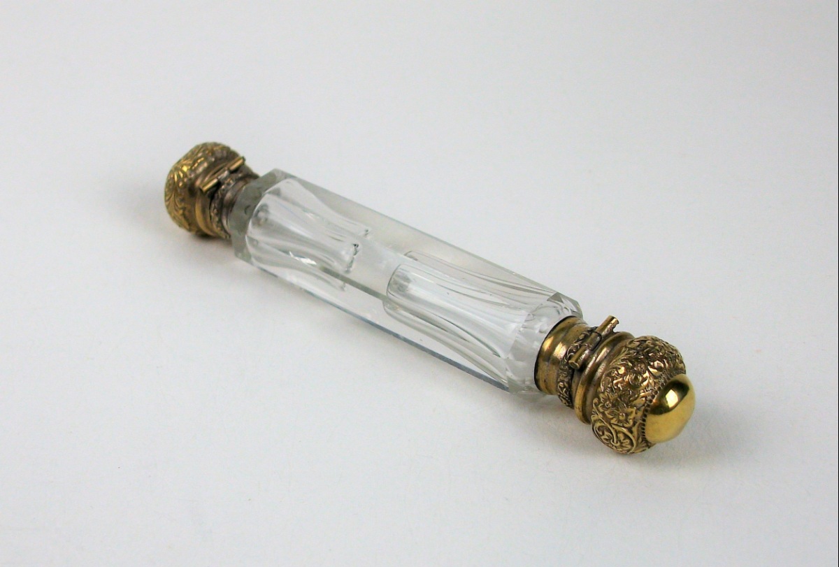 	Antique Silver Gilt Double - Ended Scent Bottle